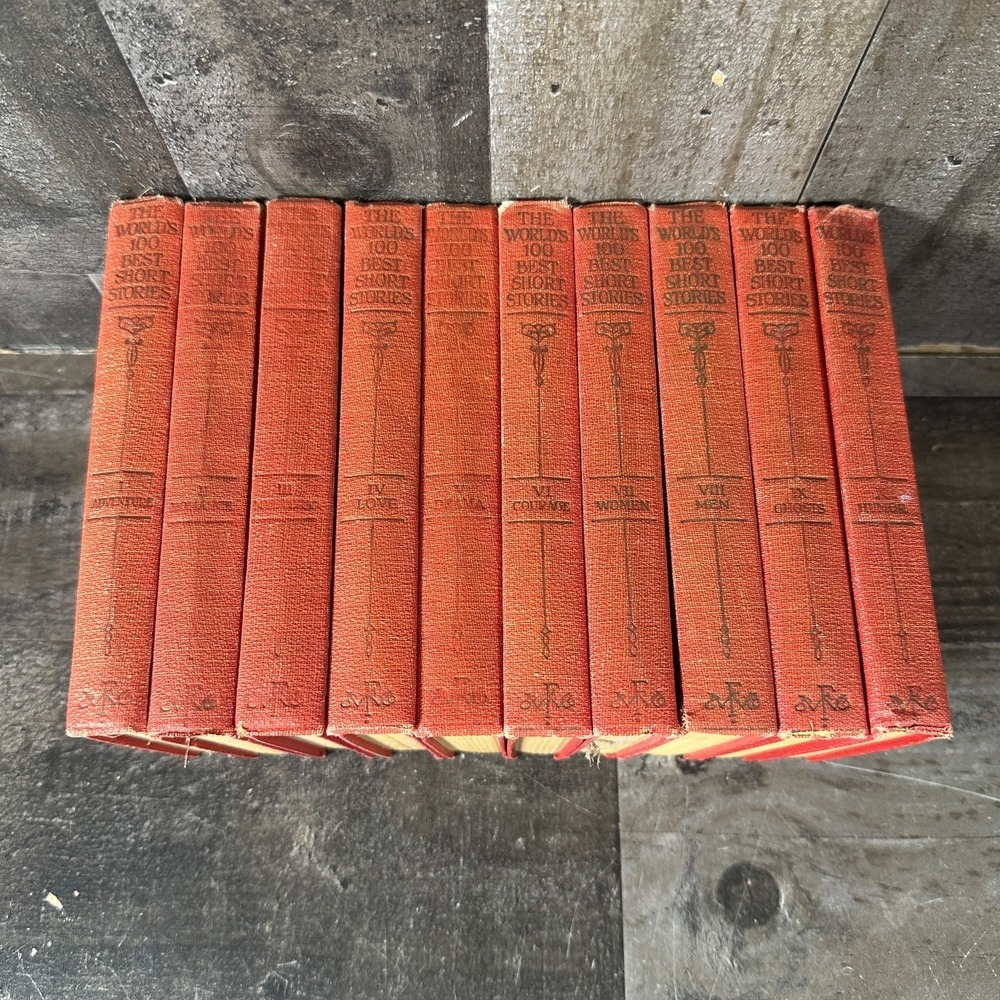The World's One Hundred Best Short‎ Stories Set of 10 Volumes Overton HC 1927
